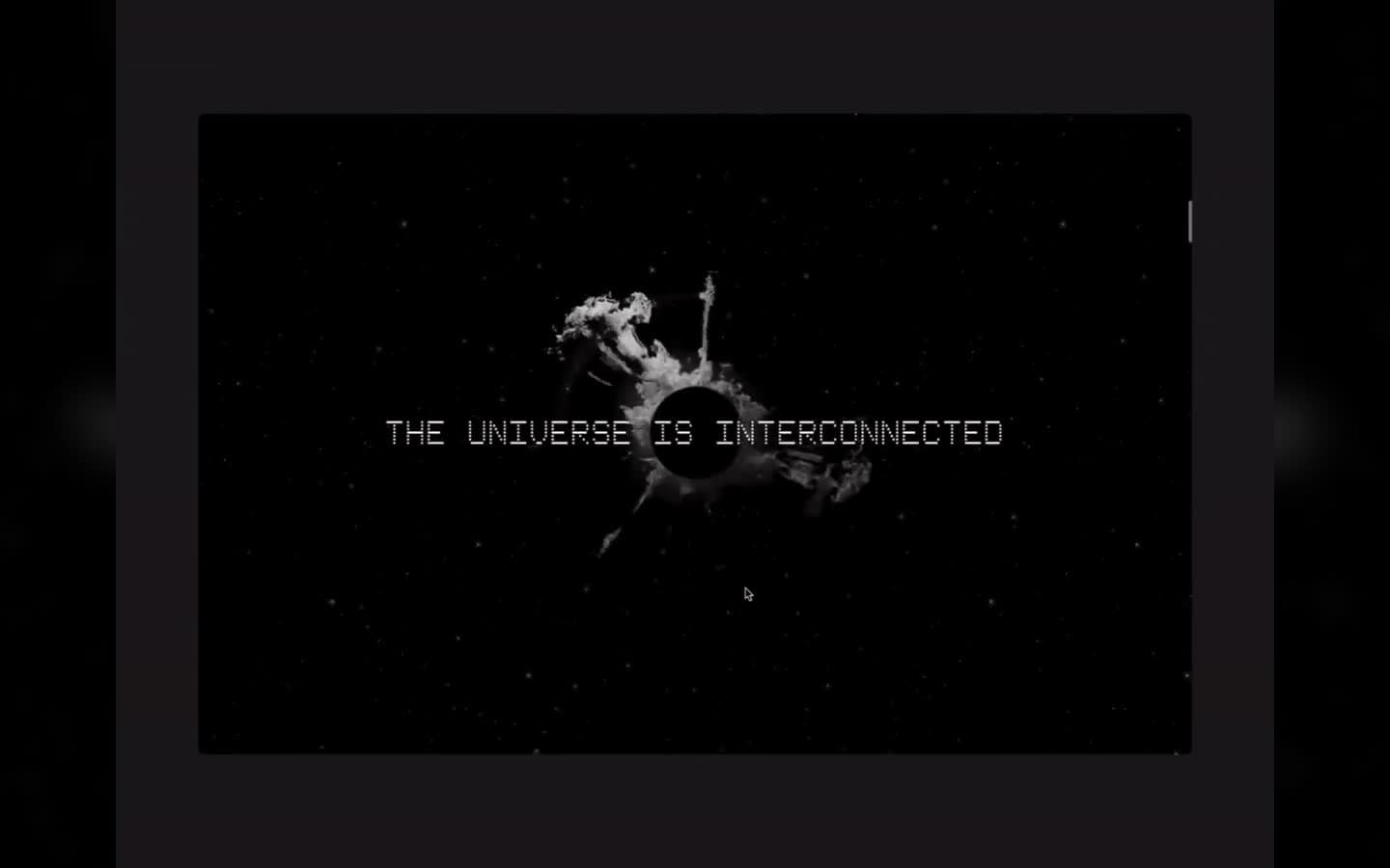 Image Black Hole Experience - UX DESIGN  •  UI DESIGN  •  DEVELOPMENT