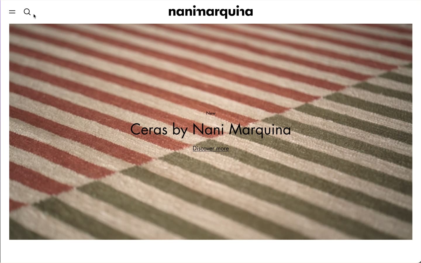 Image Nanimarquina -  INFORMATION ARQUITECTURE  •  UX DESIGN  •  UI DESIGN  •  DEVELOPMENT